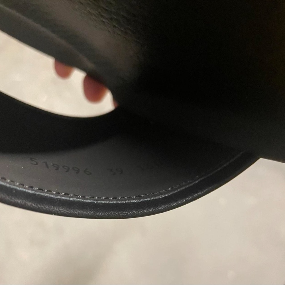 Gucci Black and Gold Star Pattern Men's Slides - Picture 5 of 7